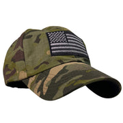 American Flag Full Fabric Tropic Multicam Camo Range Hat