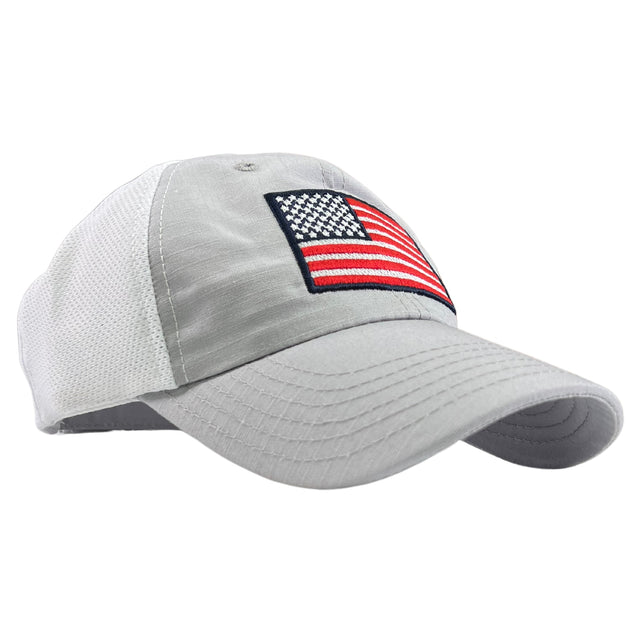 VIONLAN American Flag Baseball Cap - Adjustable Low Profile, Cotton Blend, Embroidered Flag Patch (Fits 21-24")