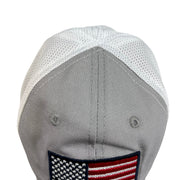 American Flag Red White Blue Silver - RANGE HAT