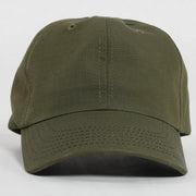 Made In USA Blank Full Fabric OD Green Rip Stop Duty Hat - RANGE HAT