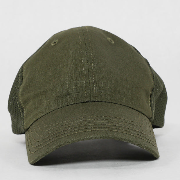 Made In USA Blank OD Green Mesh Back Range Hat