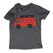 RWB KIDS Toddler Fire Truck T-Shirt Made USA