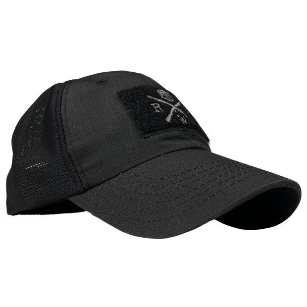 Made in USA Logo Range Hat Velcro Patch Black