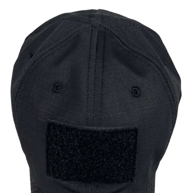 Made In USA Full Fabric Black Velcro Patch Range Hat