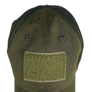 Made In USA OD Green Mesh Back Velcro Patch Range Hat