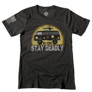 Men's Be Kind Stay Deadly Patriotic T Shirt