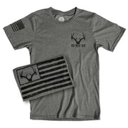 Men's Buck American Flag Hunting T Shirt