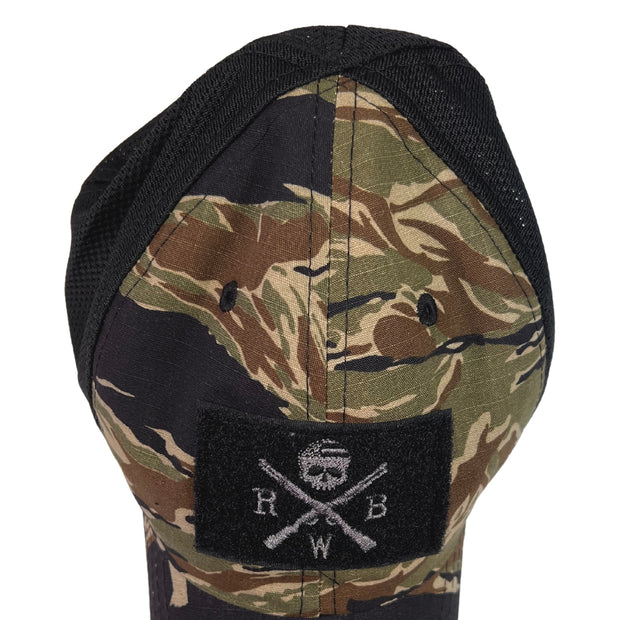 Made in USA Range Hat Velcro Patch Tiger Stripe Camo