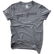 Women's Grit & Grace Patriotic  T Shirt (Heather Gray)