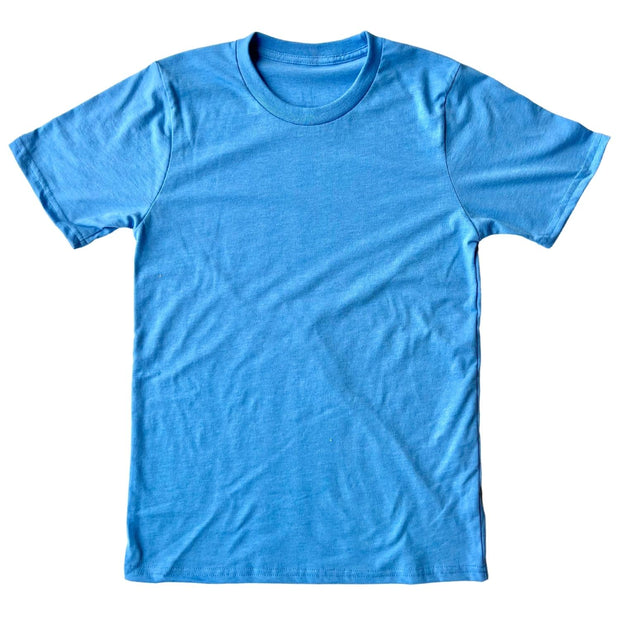True Classic Fresh Clean Fit American Made Blank T Shirt Blue