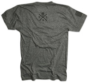 Men's Faith Family Freedom Tri-Blend T-Shirt (Heather Gray)
