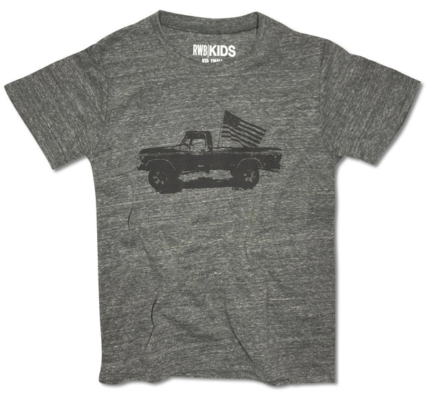 RWB KIDS  Vintage Truck T Shirt (Heather Gray)