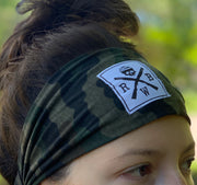 Women's American Made Woodland Camo Headband