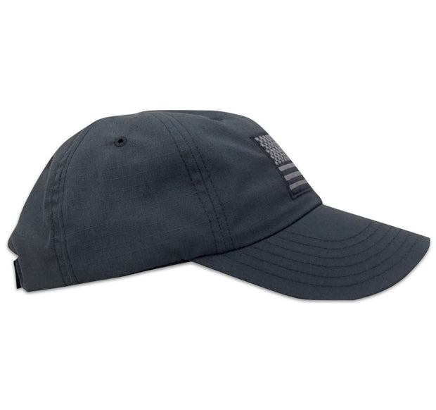 American Flag Ripstop Range Hat - Black | American Flag Range Caps ...