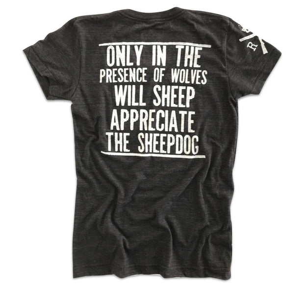 Women's Sheepdog Lives Matter Thin Blue Line T-Shirt