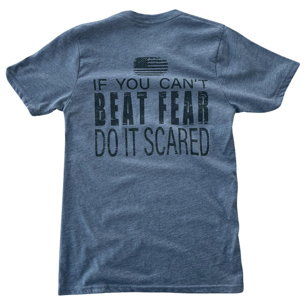 Men's Destroy Fear Patriotic American T Shirt