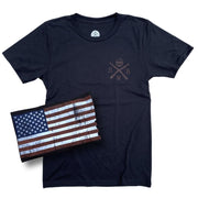 Men's American Flag Red White Blue Old Glory T-Shirt