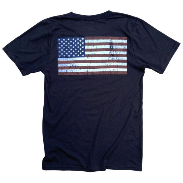 Men's American Flag Red White Blue Old Glory T-Shirt