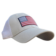 American Flag Snap Back Off White - Trucker Hat