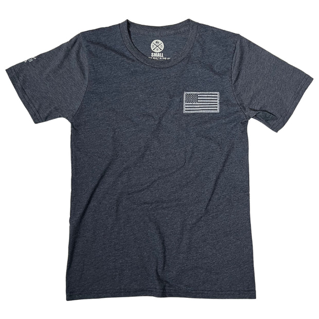 Men's American Flag Basic T-Shirt Navy