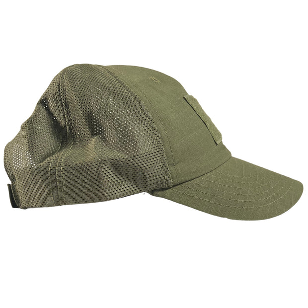 Made in USA Logo Range Hat Velcro Patch Olive