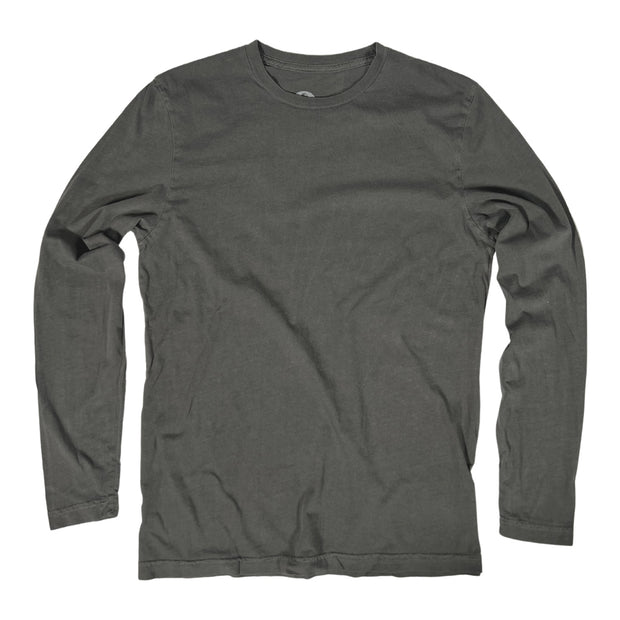 Just An American Made Blank Long Sleeve T Shirt (Charcoal)