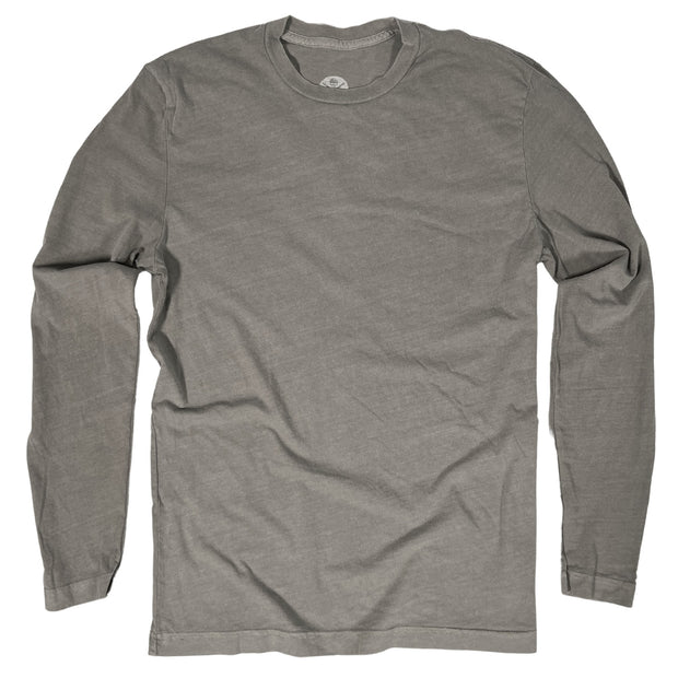 Just An American Made Blank Long Sleeve T Shirt (Stone)
