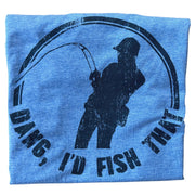 Men's I'd Fish That Fishing Angler Patriotic T Shirt