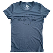 Women's We The People Patriotic T-Shirt (Slate)