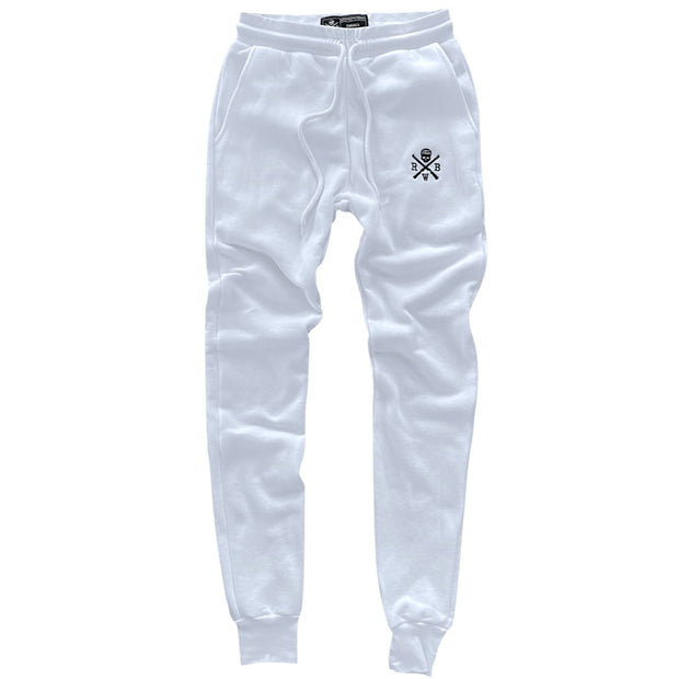 Women's Comfort American Made Jogger Sweat Pants (White)